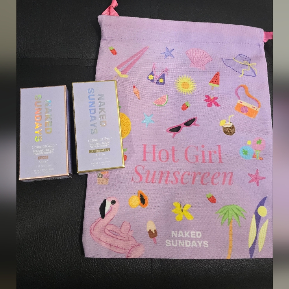Naked Sundays Sunscreen Set with Bag